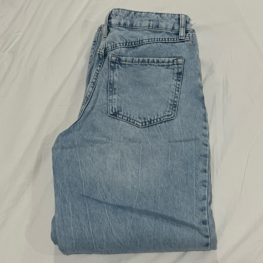 Forever 21 High Rise Light Wash Jeans